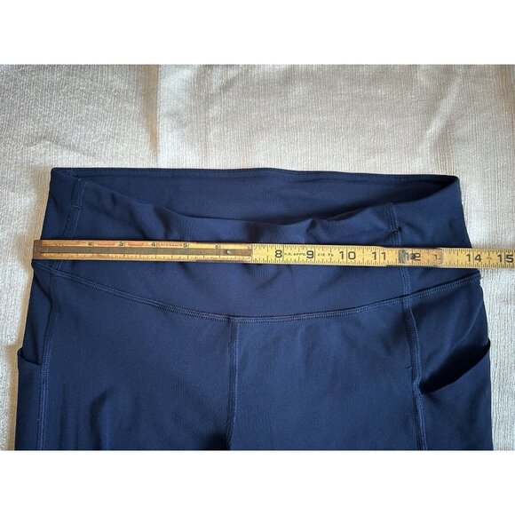 Lululemon Pace Rival Crop (22") Navy Mesh Size 6 - Picture 6 of 8